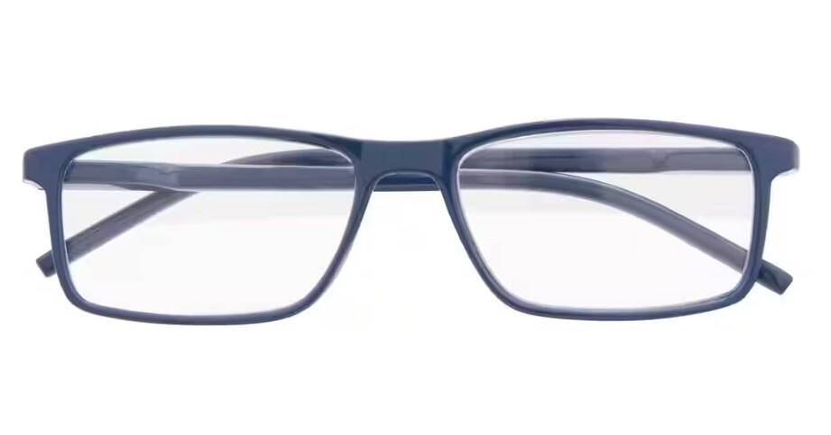 Magnifeye Reading Glasses, Blue Frame, +1.25 Magnification