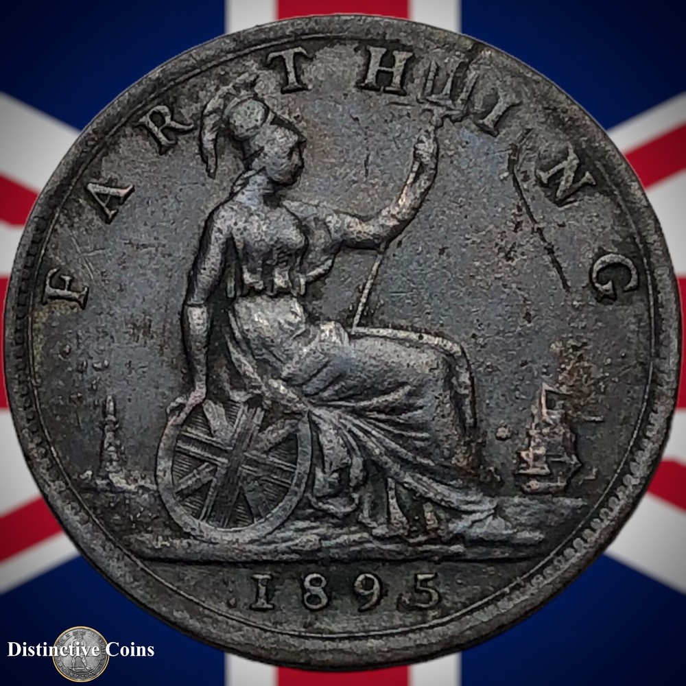Great Britain 1895 Farthing 1/4d GB4402