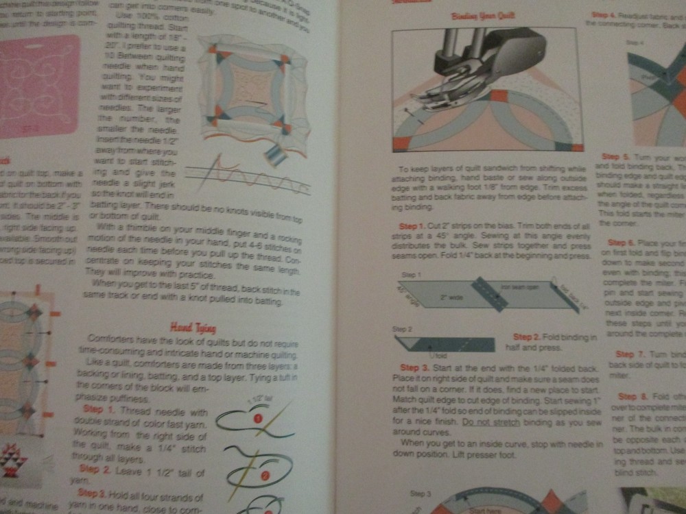 Miniature Double Wedding Ring Template Incomplete Set Includes Instructions