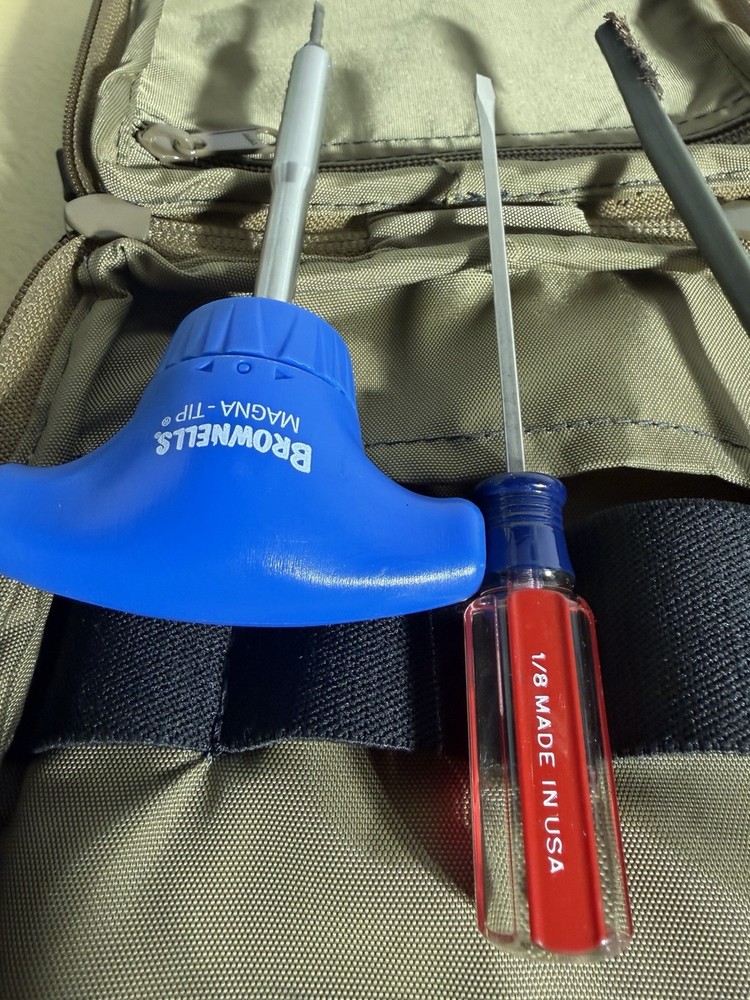 Brownells Magna Tip Bit Driver & Carry Bag