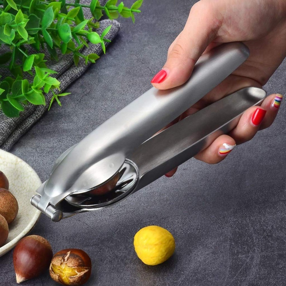 Protable Nutcracker Chestnut Clip,304 Stainless Steel Cutter Tool M