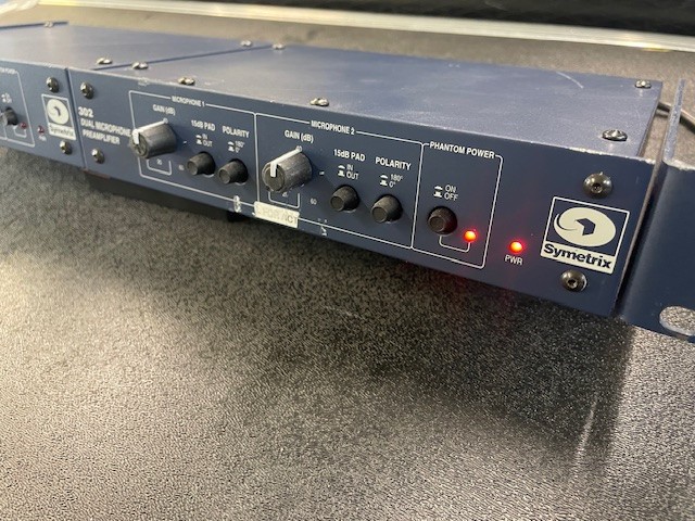 Symetrix 302 Dual Channel Microphone Preamplifier (pair)