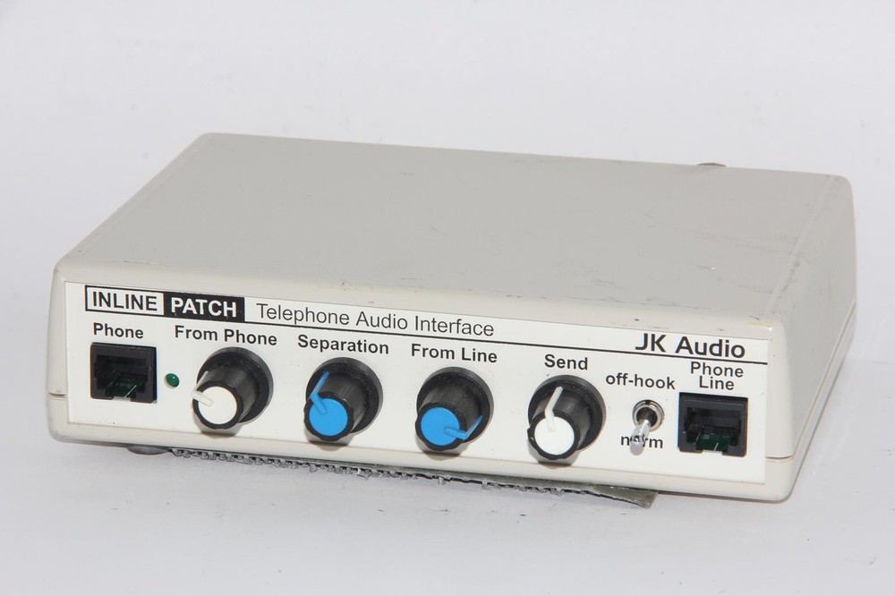 JK AUDIO INLINE PATCH Telephone Audio Interface