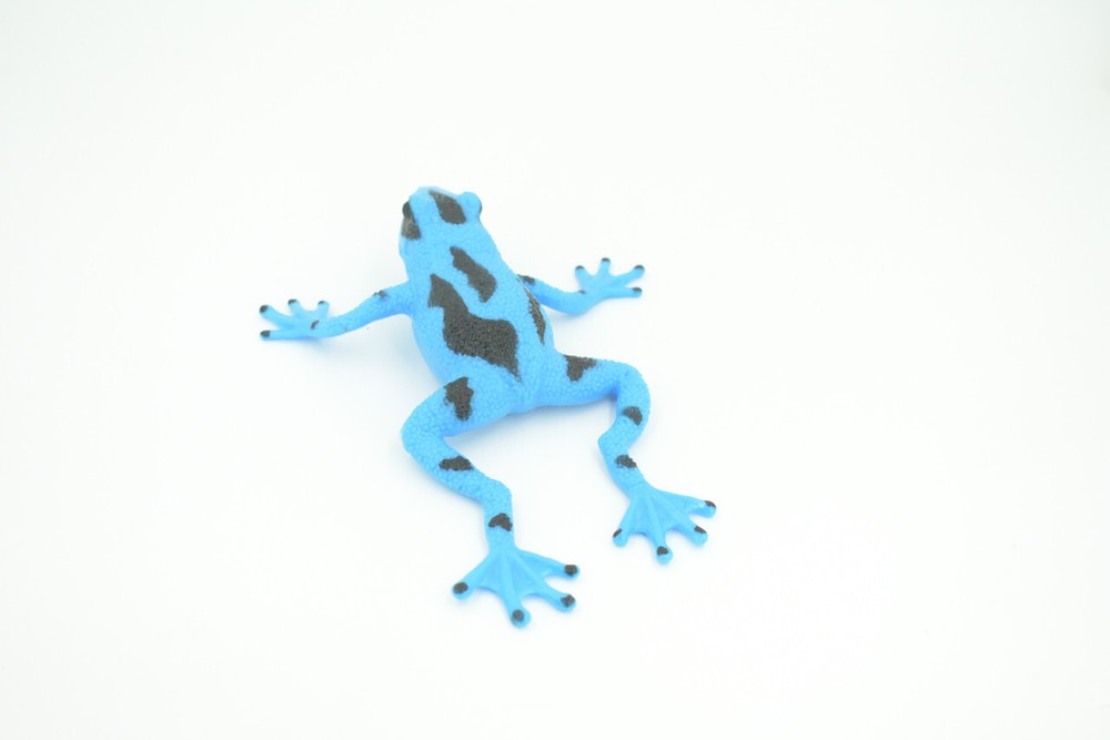 Frog Toy Stretchable, Blue, Squishy, Squeezable, Soft Rubber, Gift, 6" US03 B59