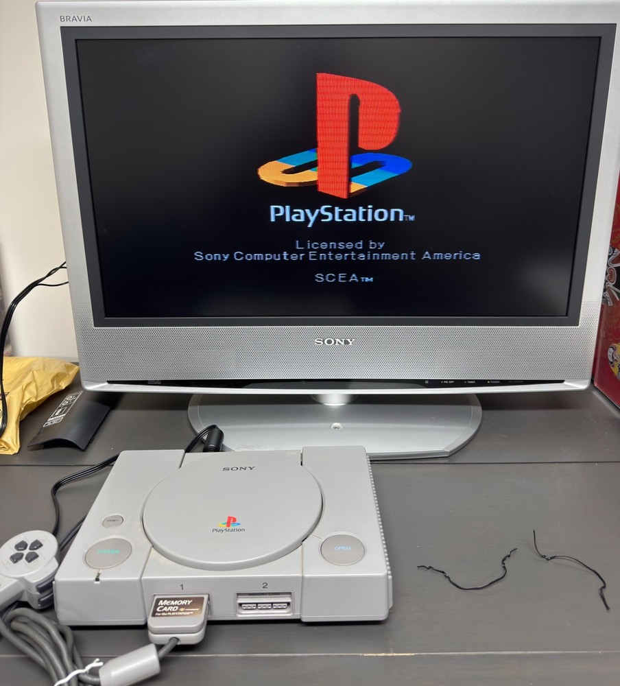 Original Sony PlayStation 1 PS1 Console System Bundle - Tested & Working