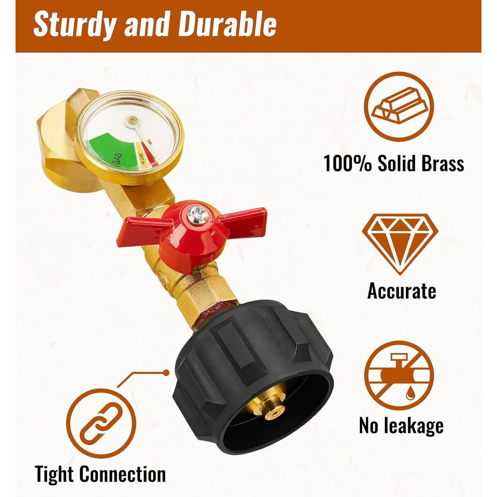Quick Connect Propane Adapter, 90-Deg Elbow, QCC1 with Safety Switch