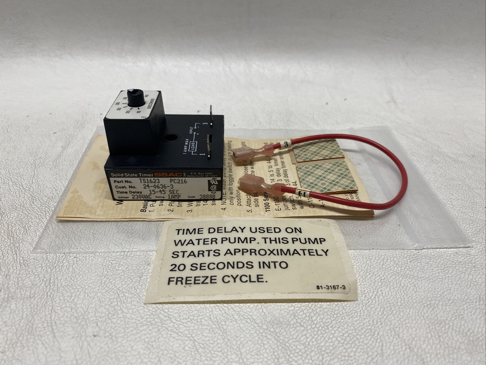 NEW SSAC TS1623 Solid State Timer PC216