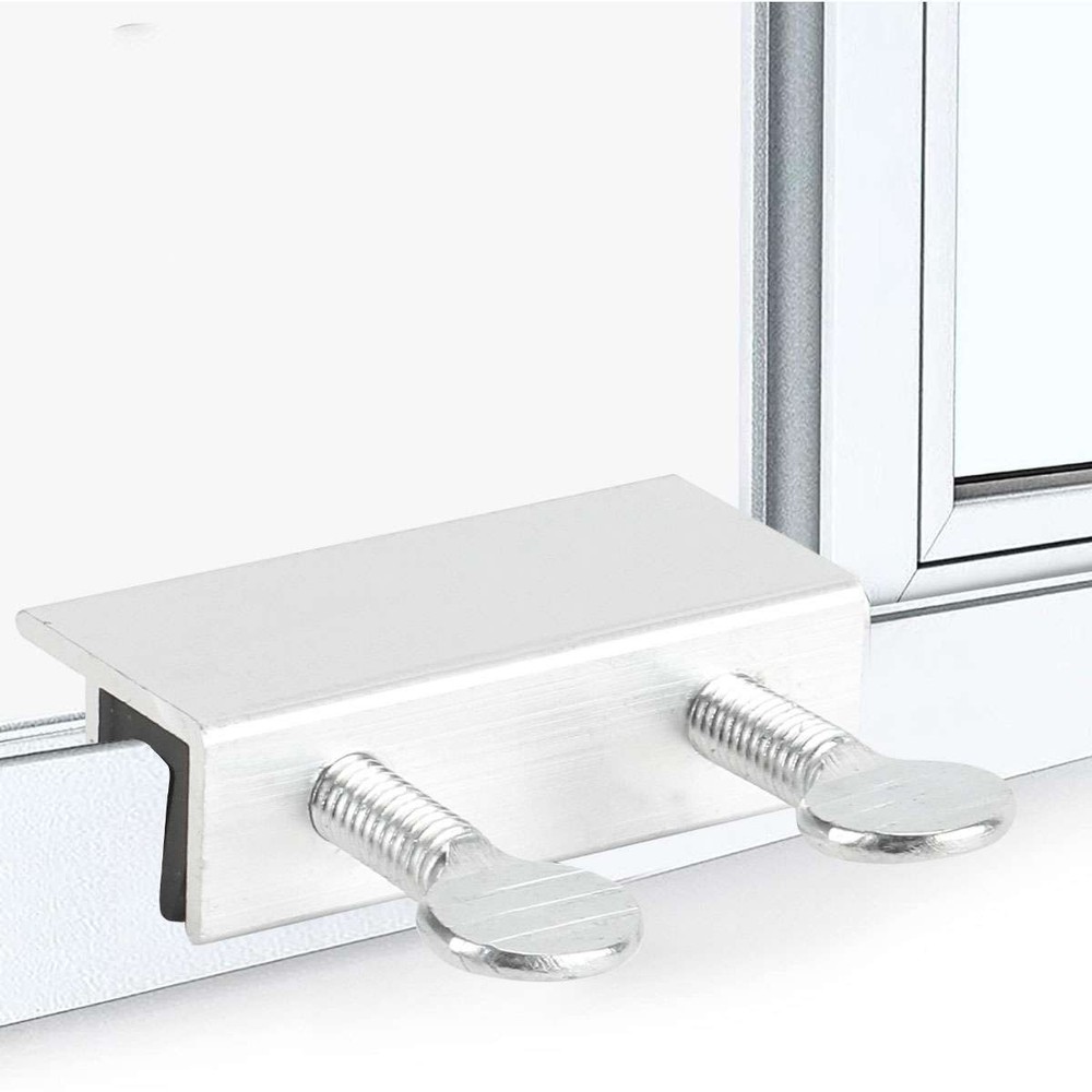 6Pcs Sliding Window Locks Child Proof Security Lock Stoppers Window Track Locks