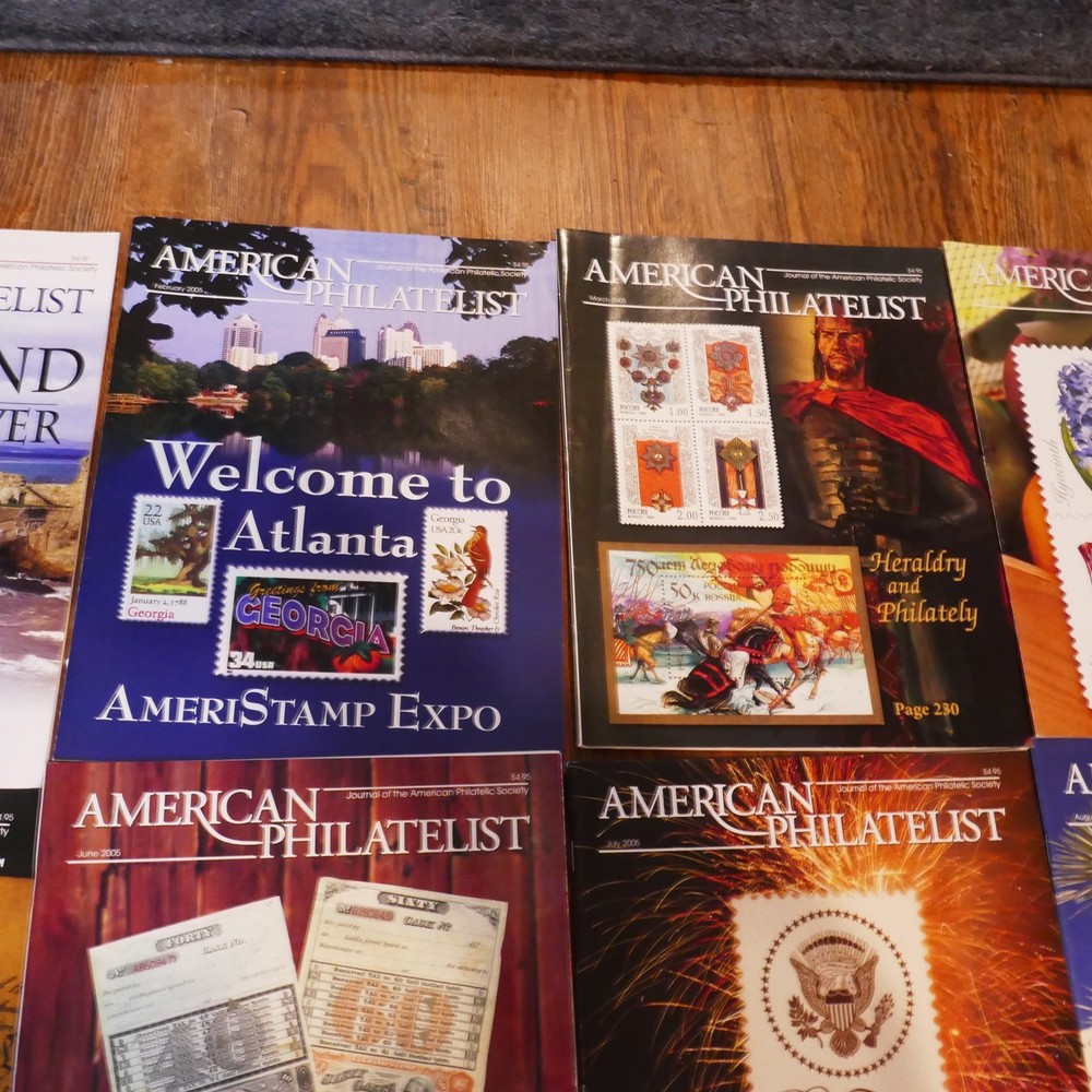 AMERICAN PHILATELIST 12 ISSUES 2006 jan-dec ~ Stamps, Covers, US, Worldwide