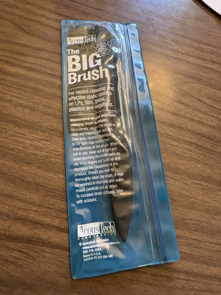 AcousTech - The Big Record Brush (5.5") NEW!