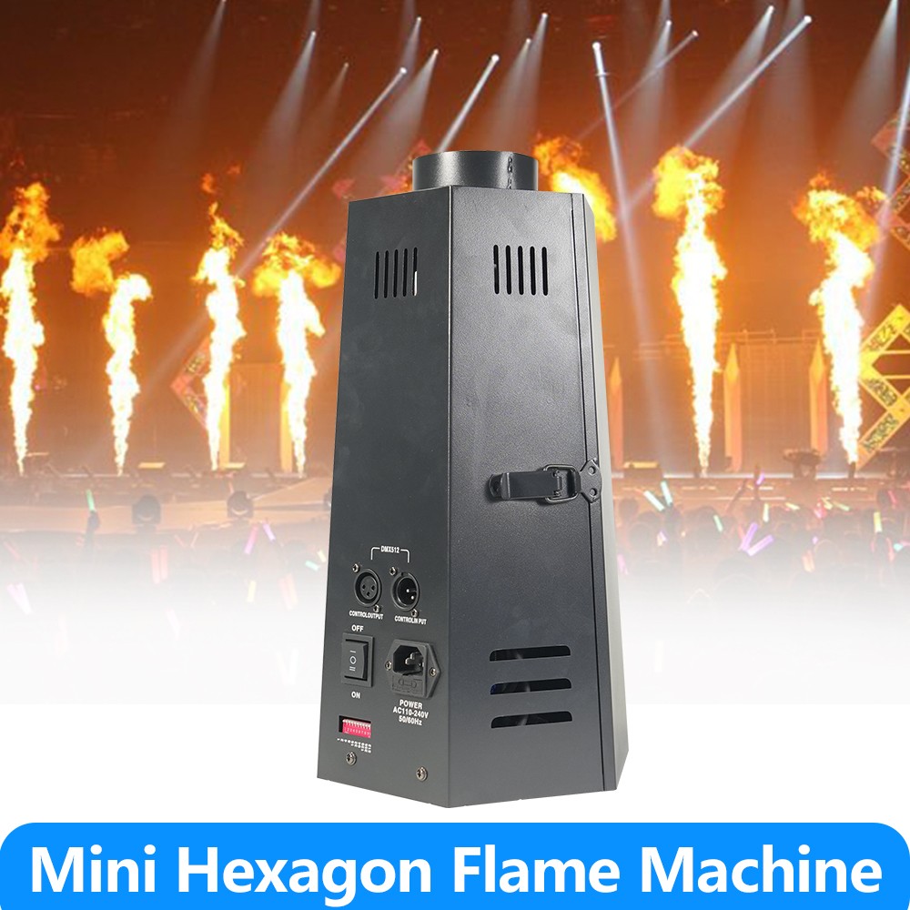 Mini Hexagon Spray Fire Machine Flame machine DMX512 for Dj Event Show