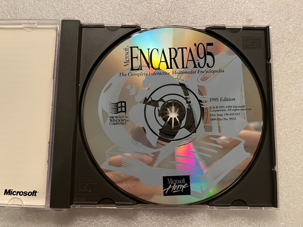 Microsoft Encarta Encyclopedia 95 CD-ROM