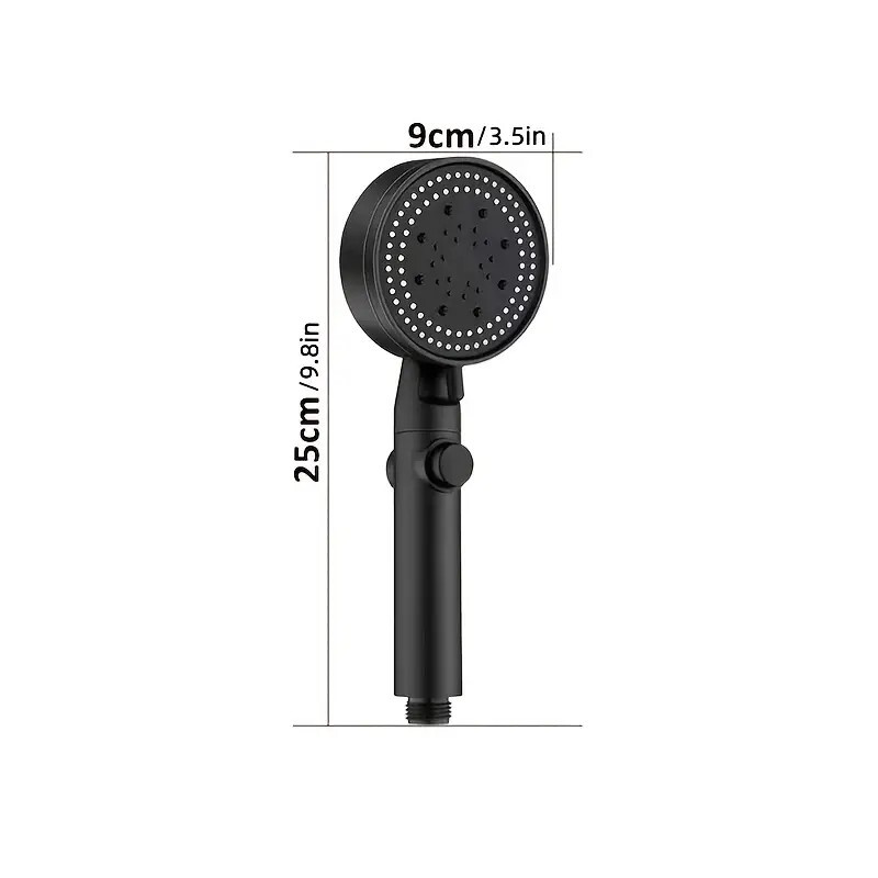 High-Pressure Shower Head, Multi-Functional Hand Held Sprinkler With 5 Modes US