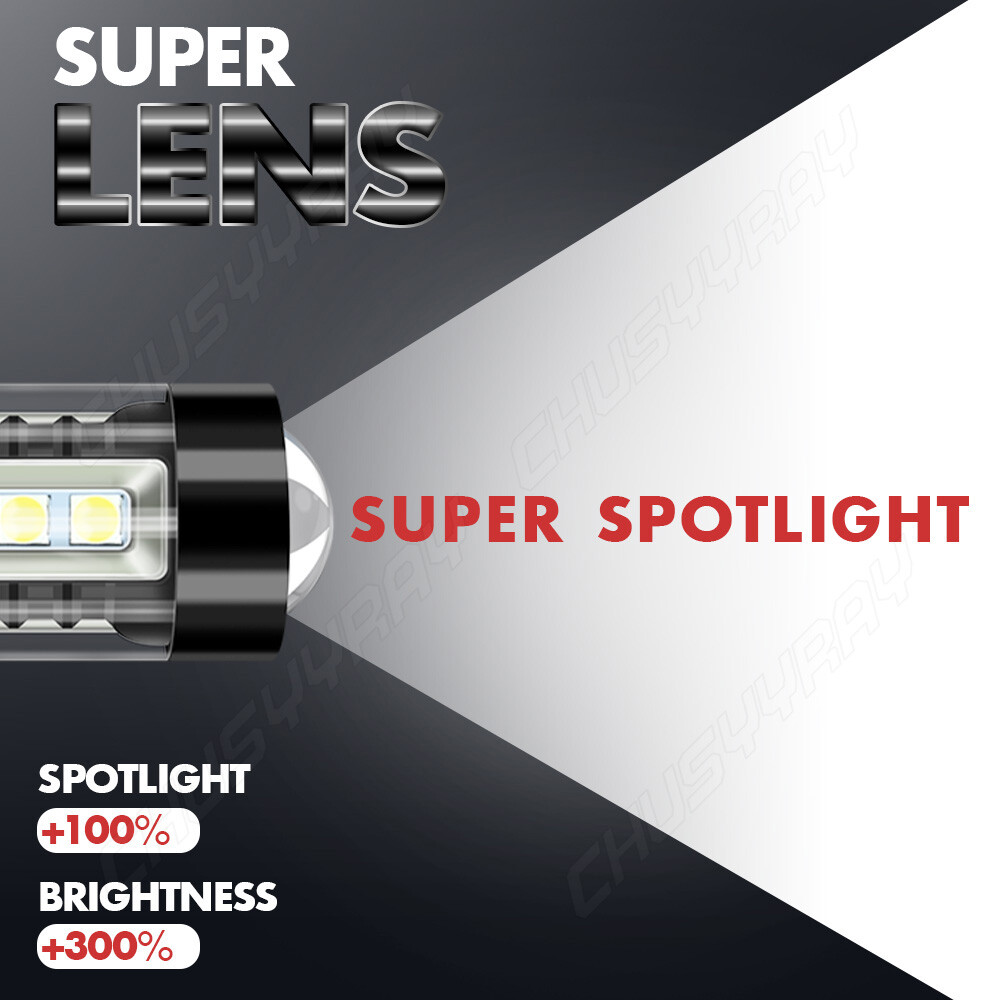 2x 12278 PSX26W LED Fog Light Bulbs 6000K WHITE FOR GMC Yukon XL 2015-2019 US