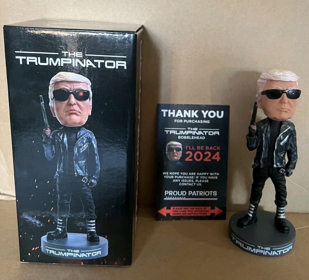 Trumpinator Bobblehead, I'll Be Back in 2024
