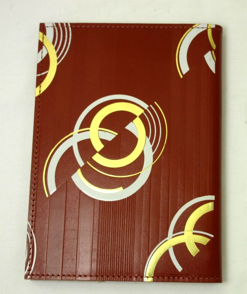 Metropolis Graphic Image 7" Refillable Notebook Leather Cover Spiral Insert