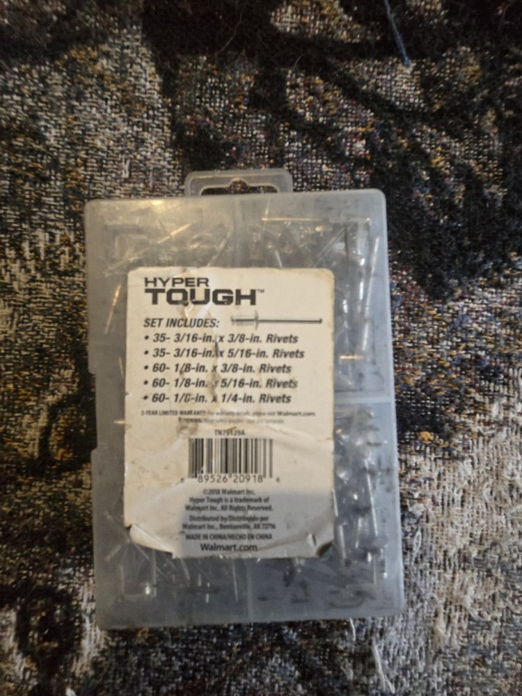 Hyper Tough 250 Peice Rivet Assortment Set
