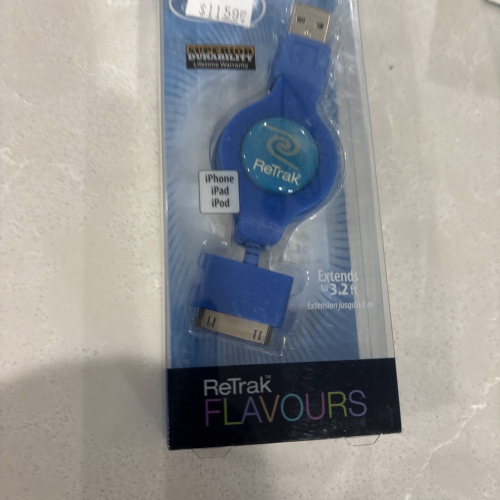 RETRAK FLAVOURS USB CABLE FOR IPOD/IPHONE AND IPAD