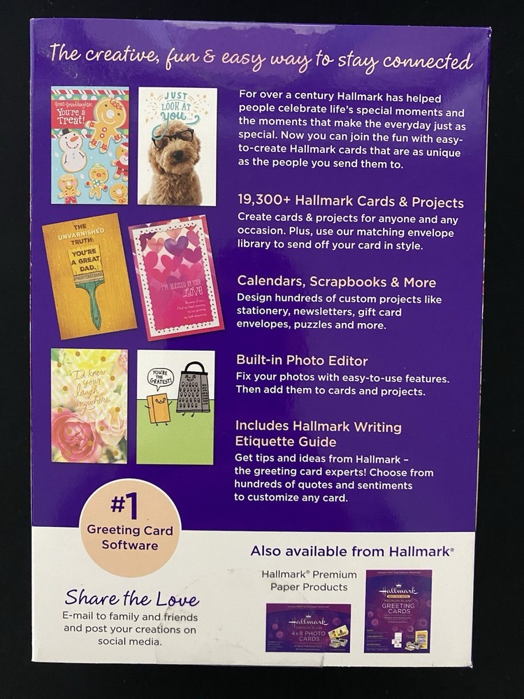 Hallmark Card Studio Deluxe - New