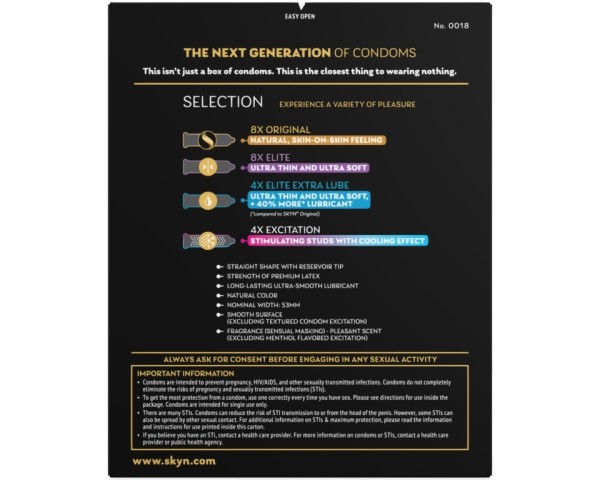 SKYN Selection Condoms - 24 count