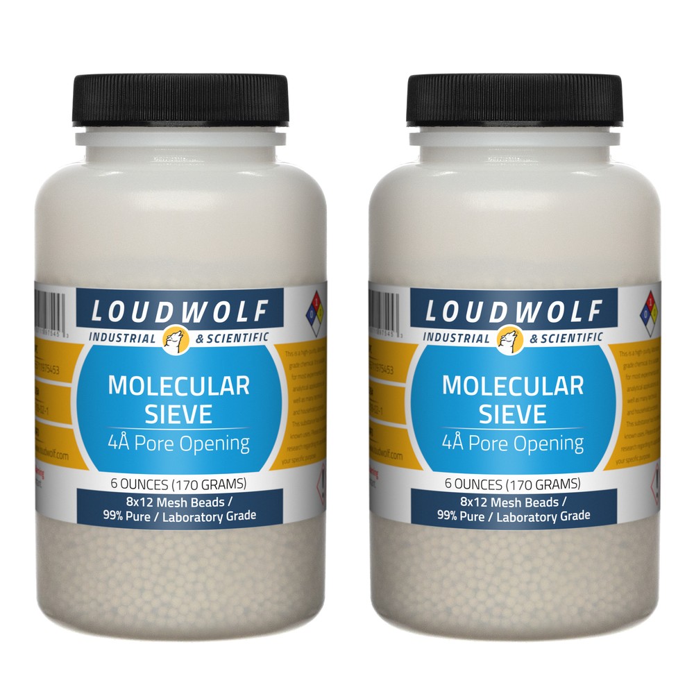 Molecular Sieve, 12oz, Laboratory Grade, Sturdy Bottles, SHIPS SAME DAY
