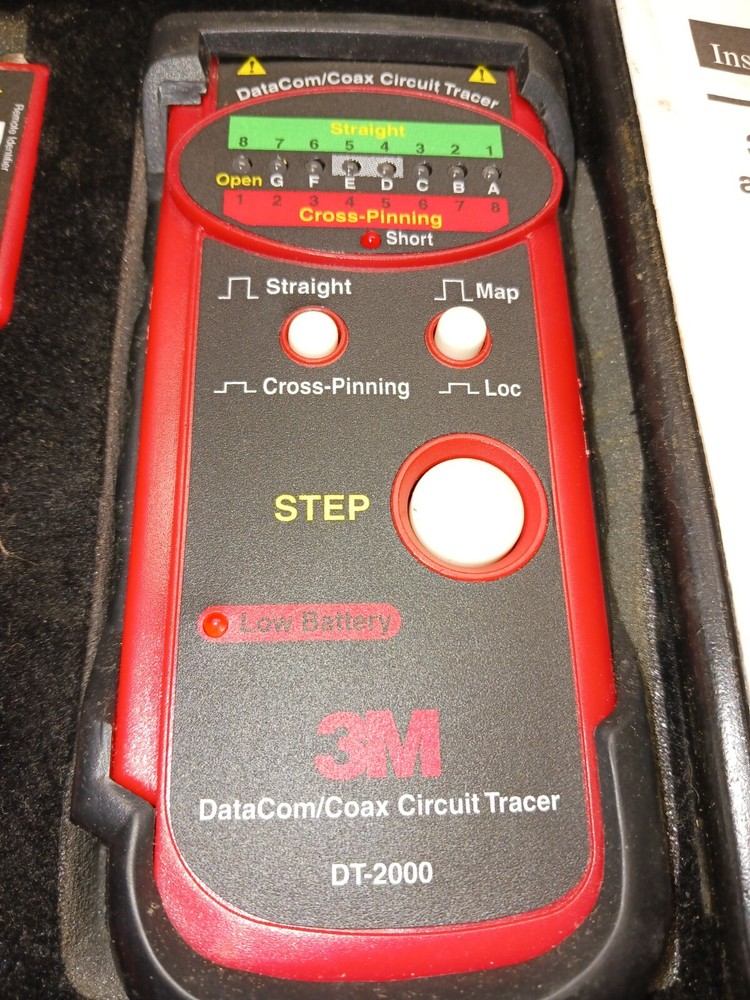 3M DT-2000 DATA COMMUNICATIONS AND COAX CABLE DETECTION INSTRUMENTS