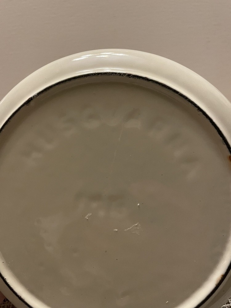 BAKER Sweden Brown Birds Design Oval 9” Ceramic