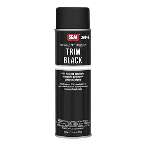 SEM 39143 Trim Black, 15 oz. Aerosol Can (SEM-39143) (6 CANS)