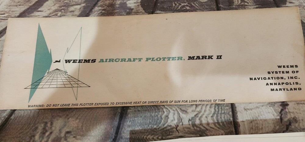 Vintage Weems Air Craft Plotter Mark II