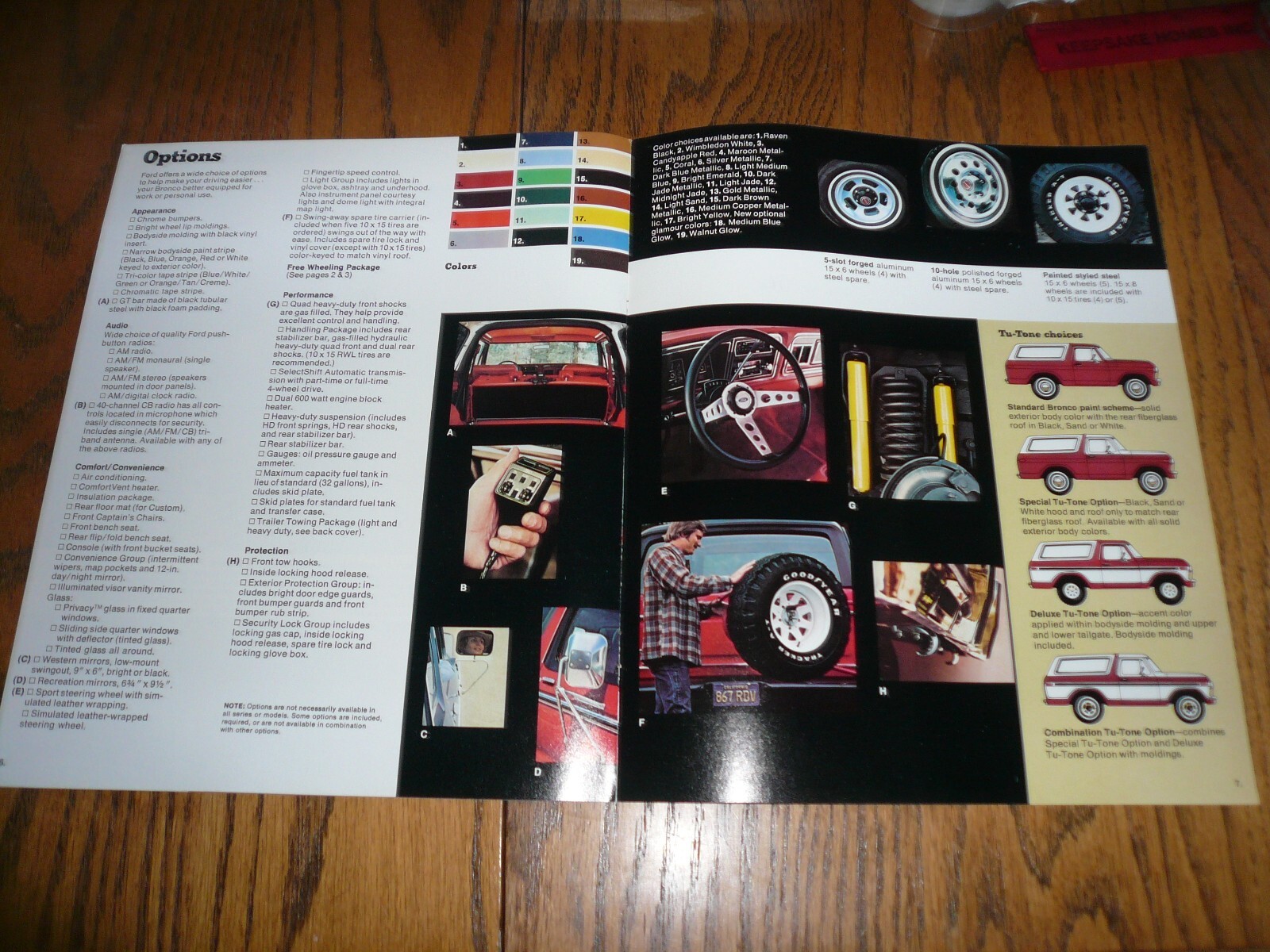 1979 Ford Bronco Sales Brochure - Vintage