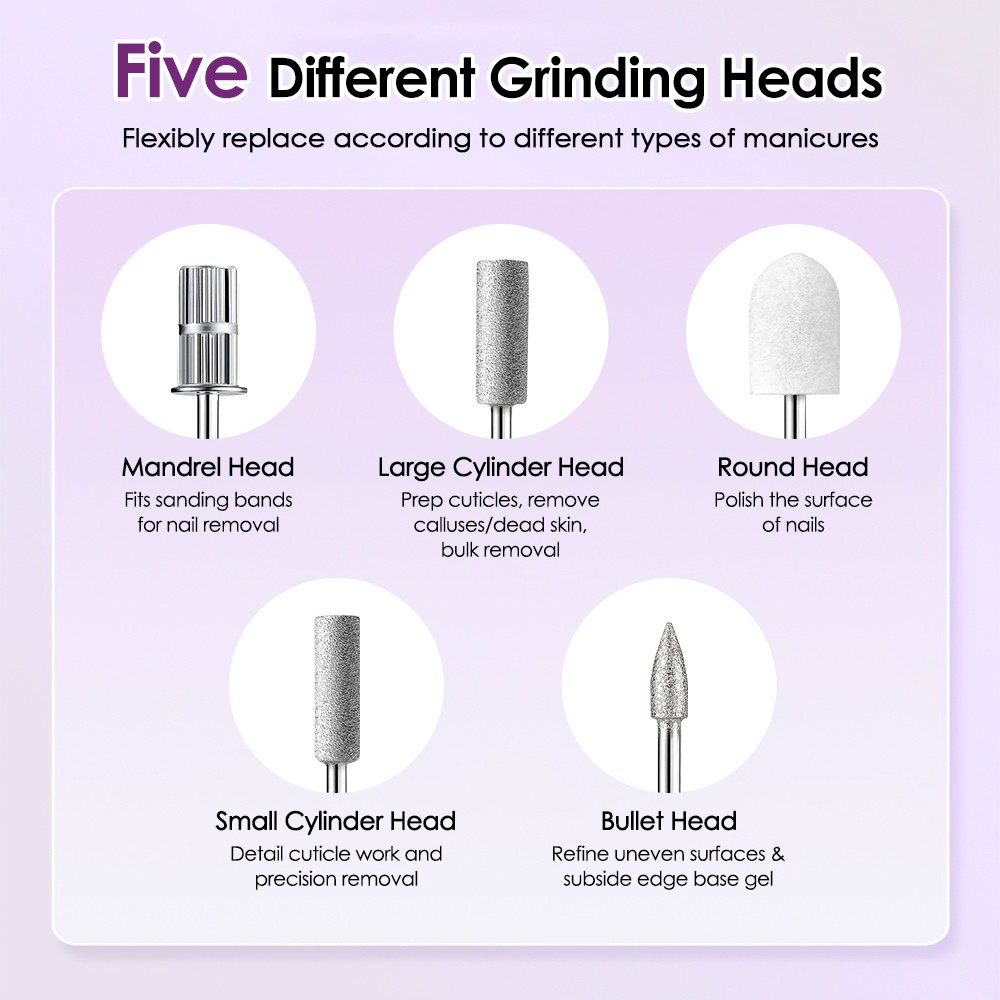 Professional Self Toe Nail Grinder For Thick Toenails Set Manicure And Pedicure