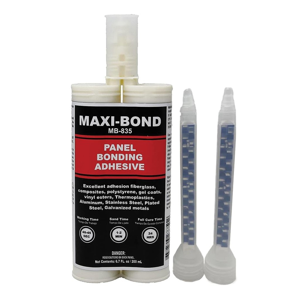 Maxi-Bond Panel Bonding Adhesive – Two-Part Epoxy, Non-Sagging, High Strength...