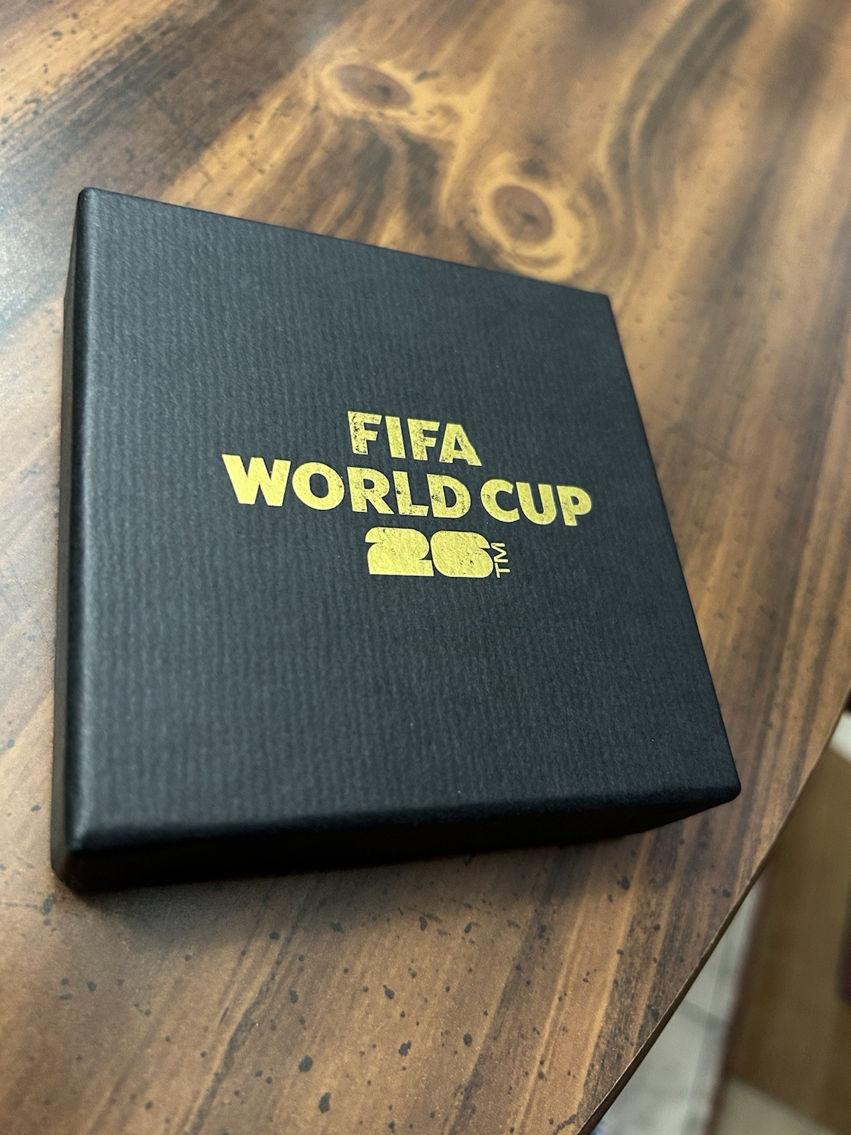 Gold FIFA 2026 World Cup Coin Washington D.C Final Draw USA MEXICO CANADA