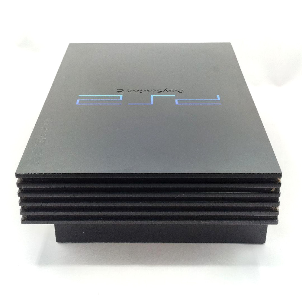 Sony PlayStation 2 PS2 SCPH-30000 Black Console Tested w/ Box, Controller, Cable