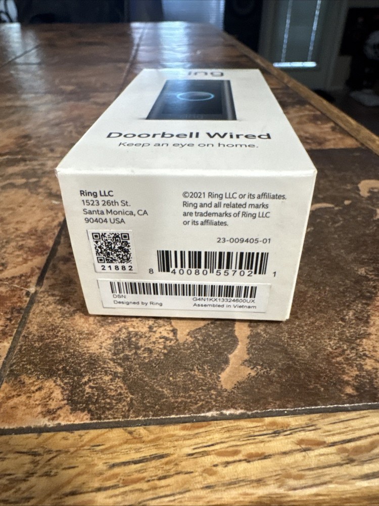 Ring Doorbell Wired New Sealed