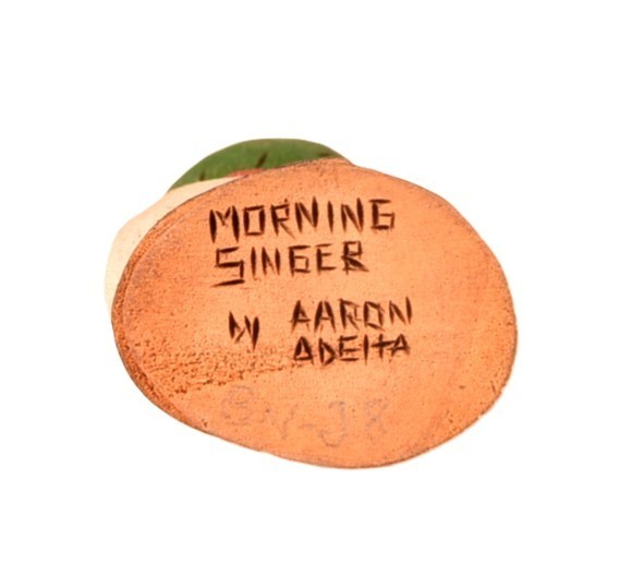 Hopi Pueblo Morning Singer Kachina Doll By Aaron Adeha Late 20th Century