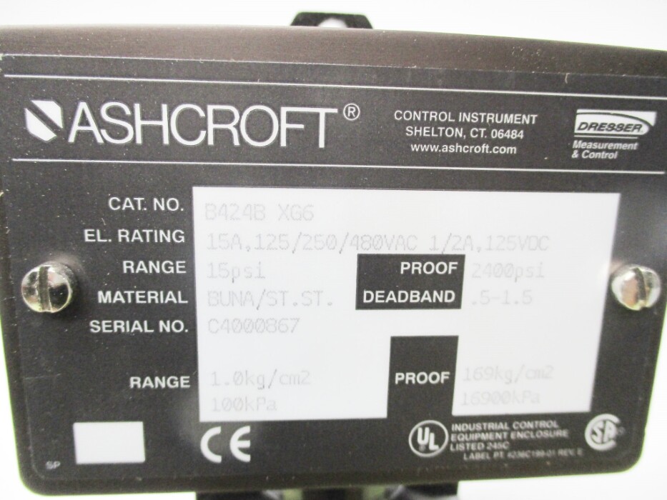 ASHCROFT B424BXG6 2400PSI NSMP