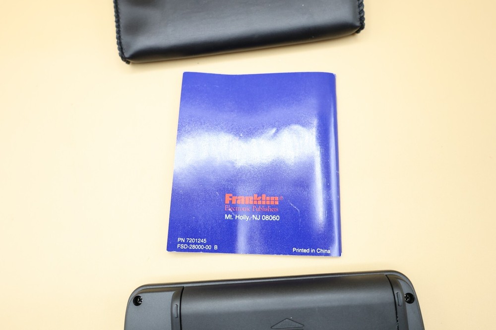 Franklin Language Master LM-4200 Dictionary Thesaurus- Not working