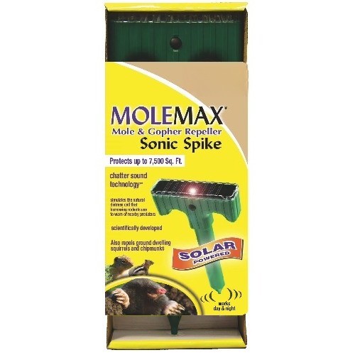 Mole Max Mole & Gopher Repeller Solar Powered Sonic Spike, 1 Unit