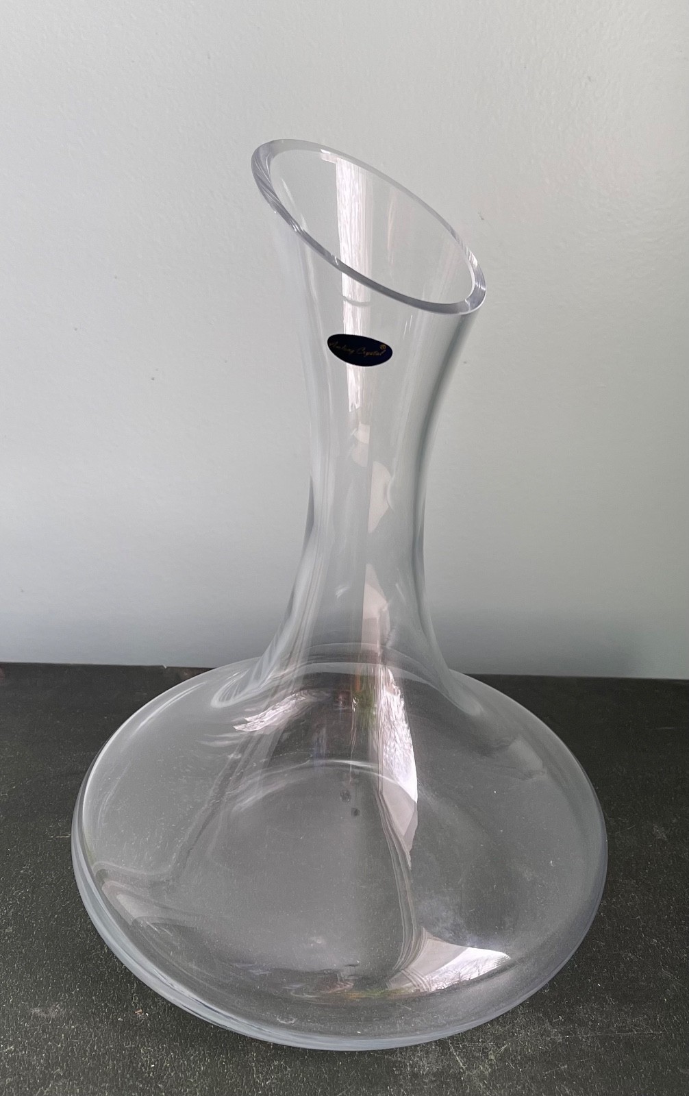 Lead-Free Large Wine Decanter, Red Wine Carafe, Crystal 58 OZ