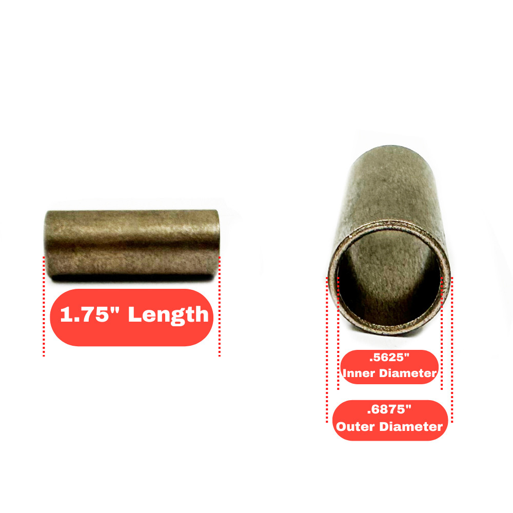 2-Pack Greaseable Trailer Leaf Spring Equalizer w/ 9/16" Bronze Bushings