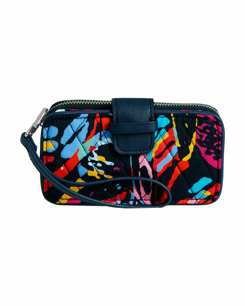 Vera Bradley RFID Smartphone Wristlet Butterfly Flutter