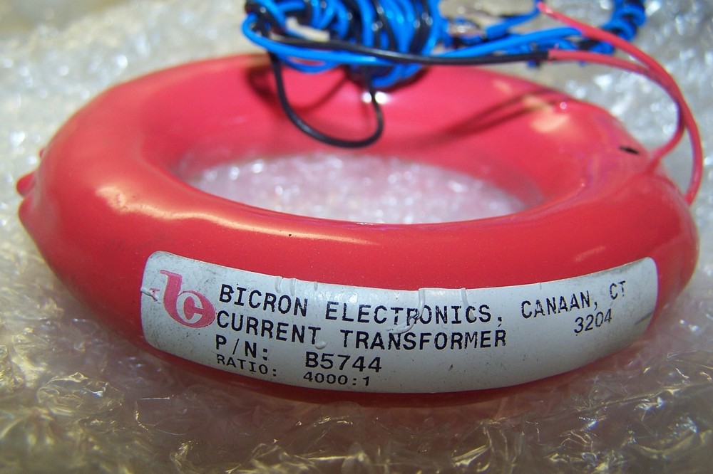 NEW BICRON ELECTRONICS 4000:1 CURRENT TRANSFORMER B5744