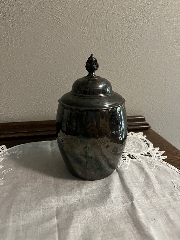Sheridan SilverPlate Lidded Jar