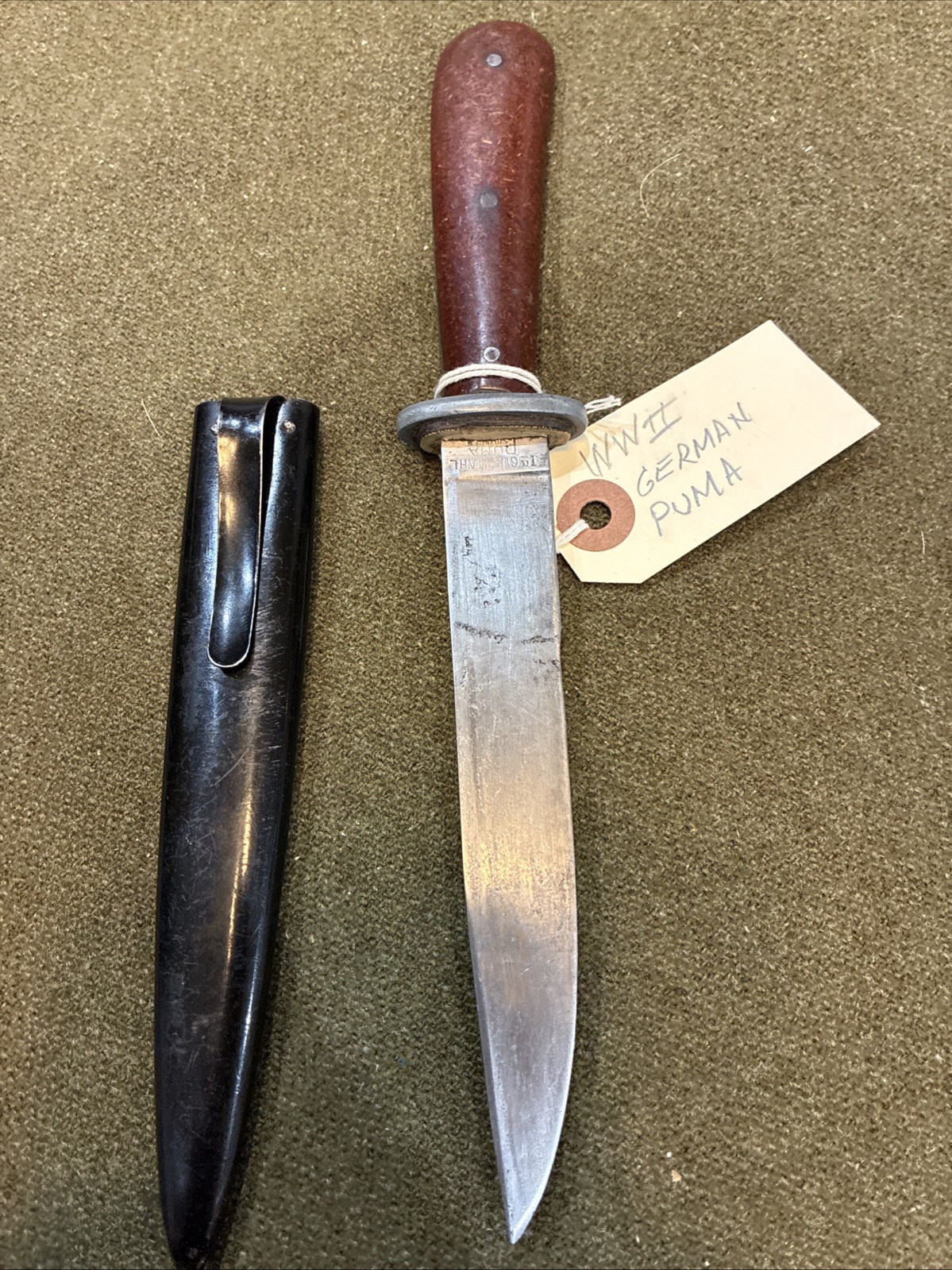 WW2 GERMAN TRENCH KNIFE PUMA