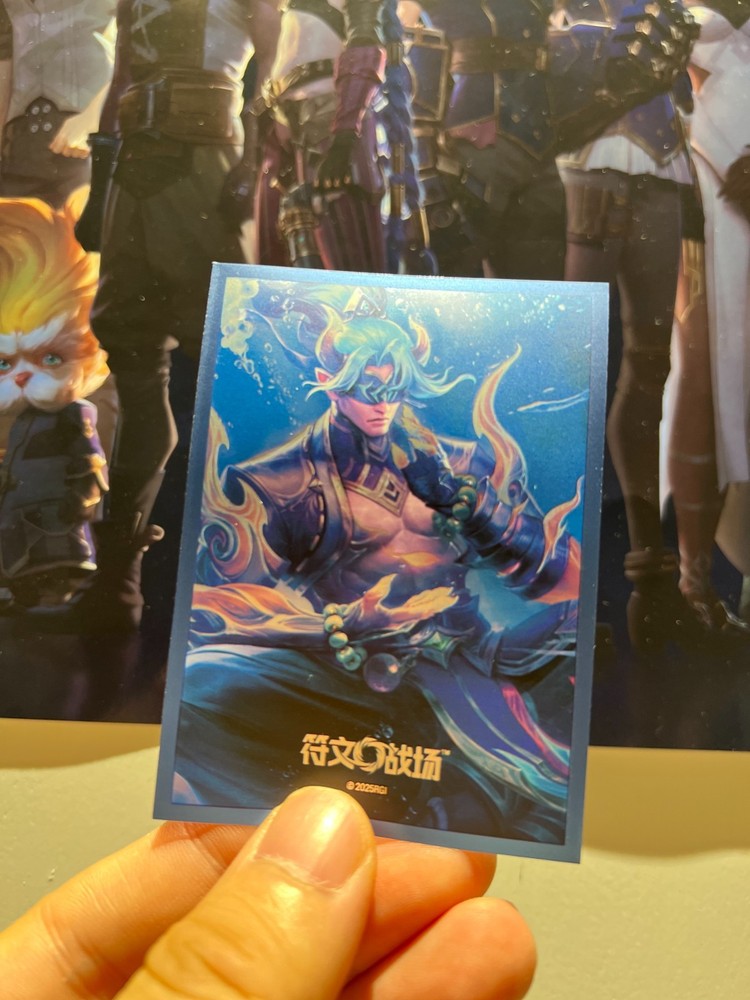 Riftbound Exclusive Lee Sin Sleeves from Draft Kit Middle Box