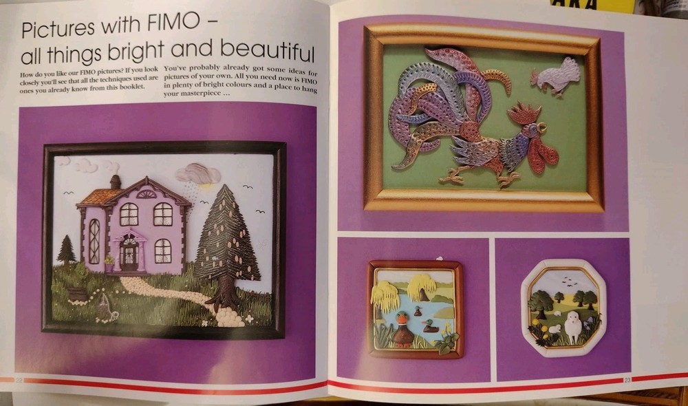 Fimo:: Ideas For Creative Modeling EberhardFaber 32 Pages From Start To Finish