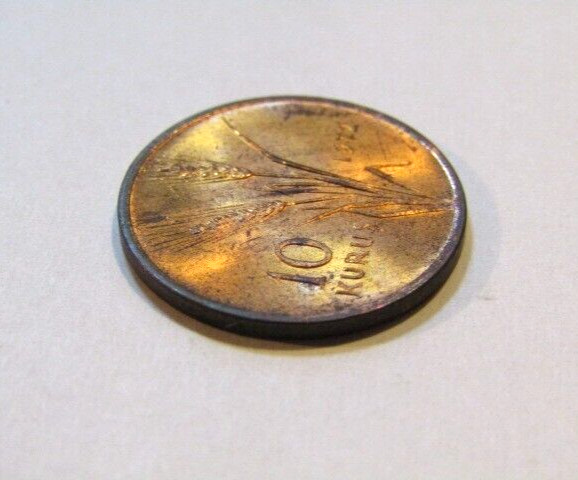 Turkey 1972 10 Kurus unc Coin