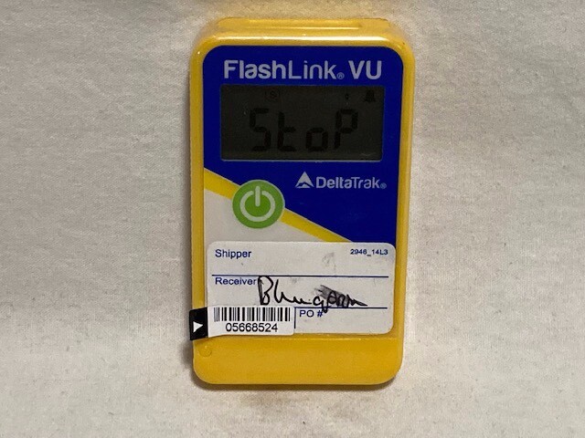 DELTRATRAK FLASHLINK VU IN-TRANSIT DATA LOGGER W/ LCD