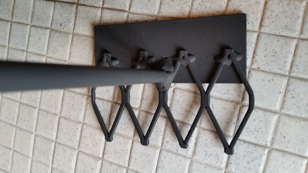Fireplace (Box)-Std Ember Shovel & Ember/Ash Rake (Custom Lgth) ,Blacksmith made